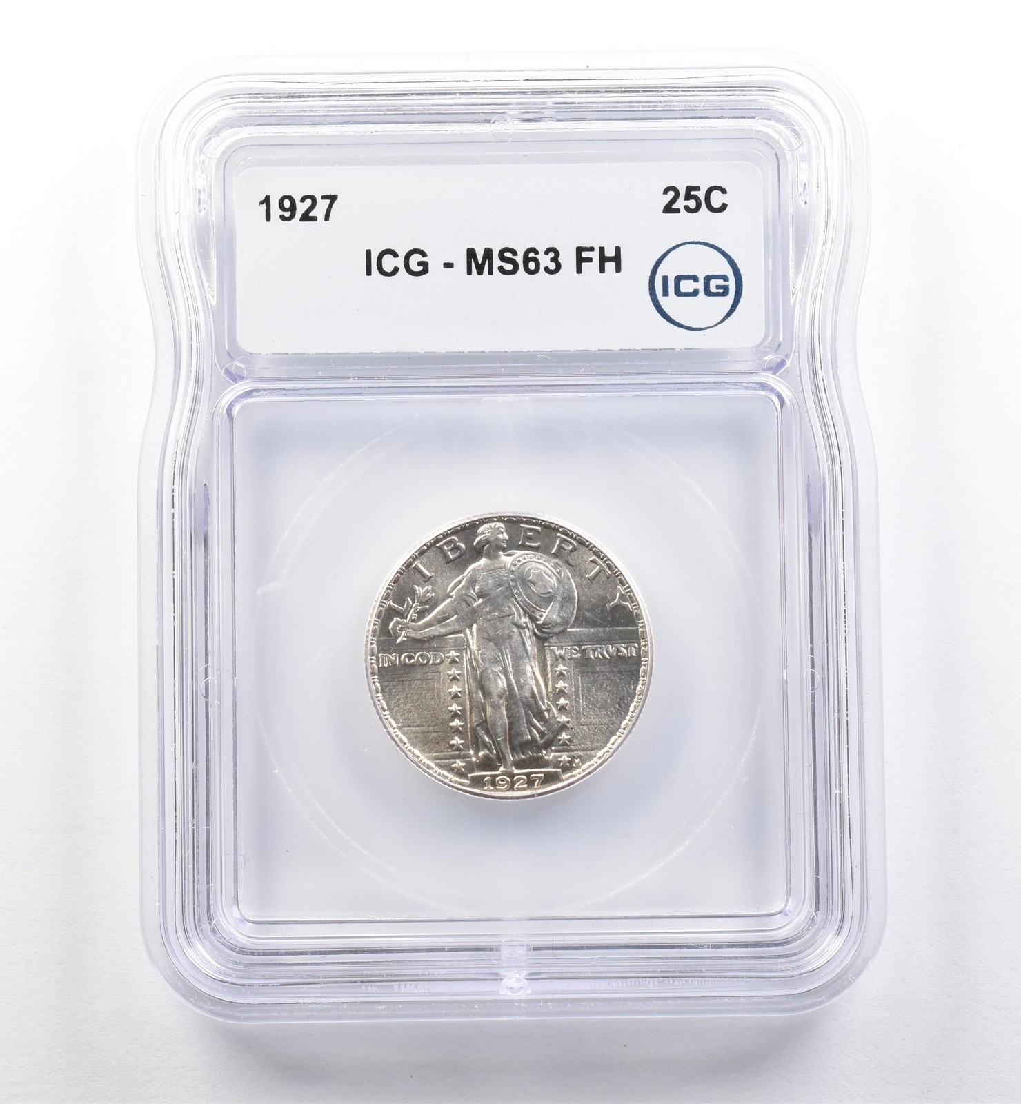 1927 Standing Liberty Quarter MS63 FH ICG *6105