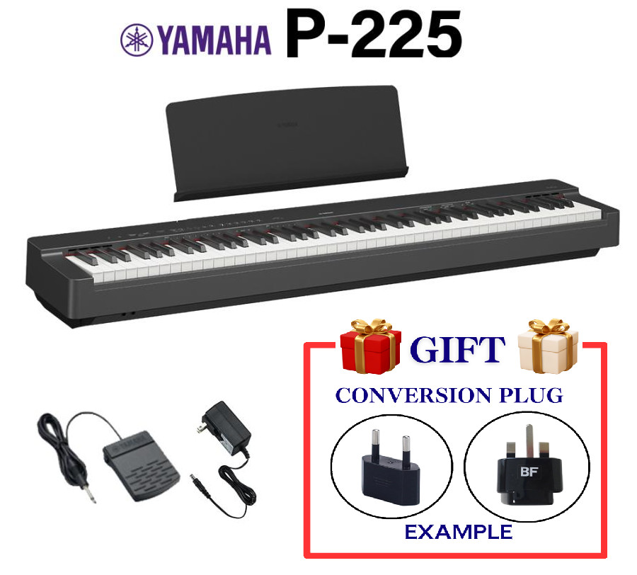 [New]YAMAHA P-225B(Successor to the P-125aB) 88-Key With conversion plug F/Japan