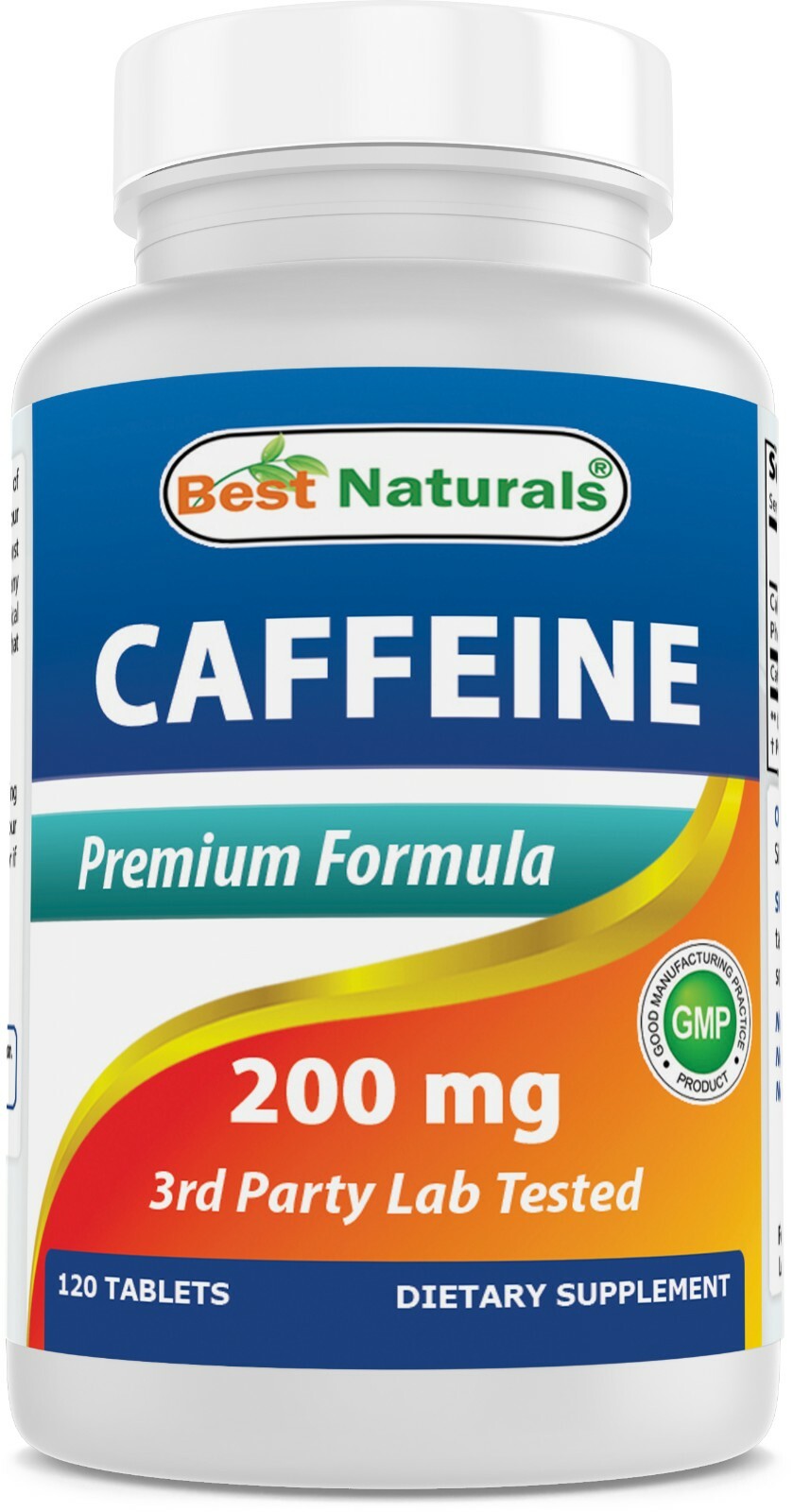Best Naturals Caffeine 200 mg 120 Tabs