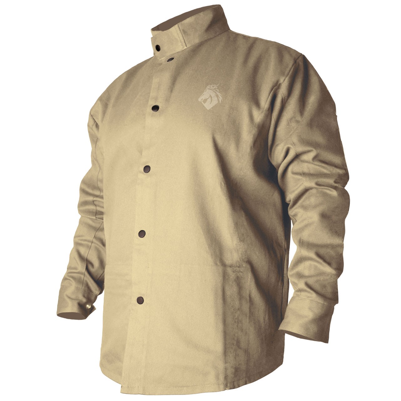 Black Stallion BXTN9C BSX Flame-Resistant Cotton Welding Jacket Khaki 2X-Large