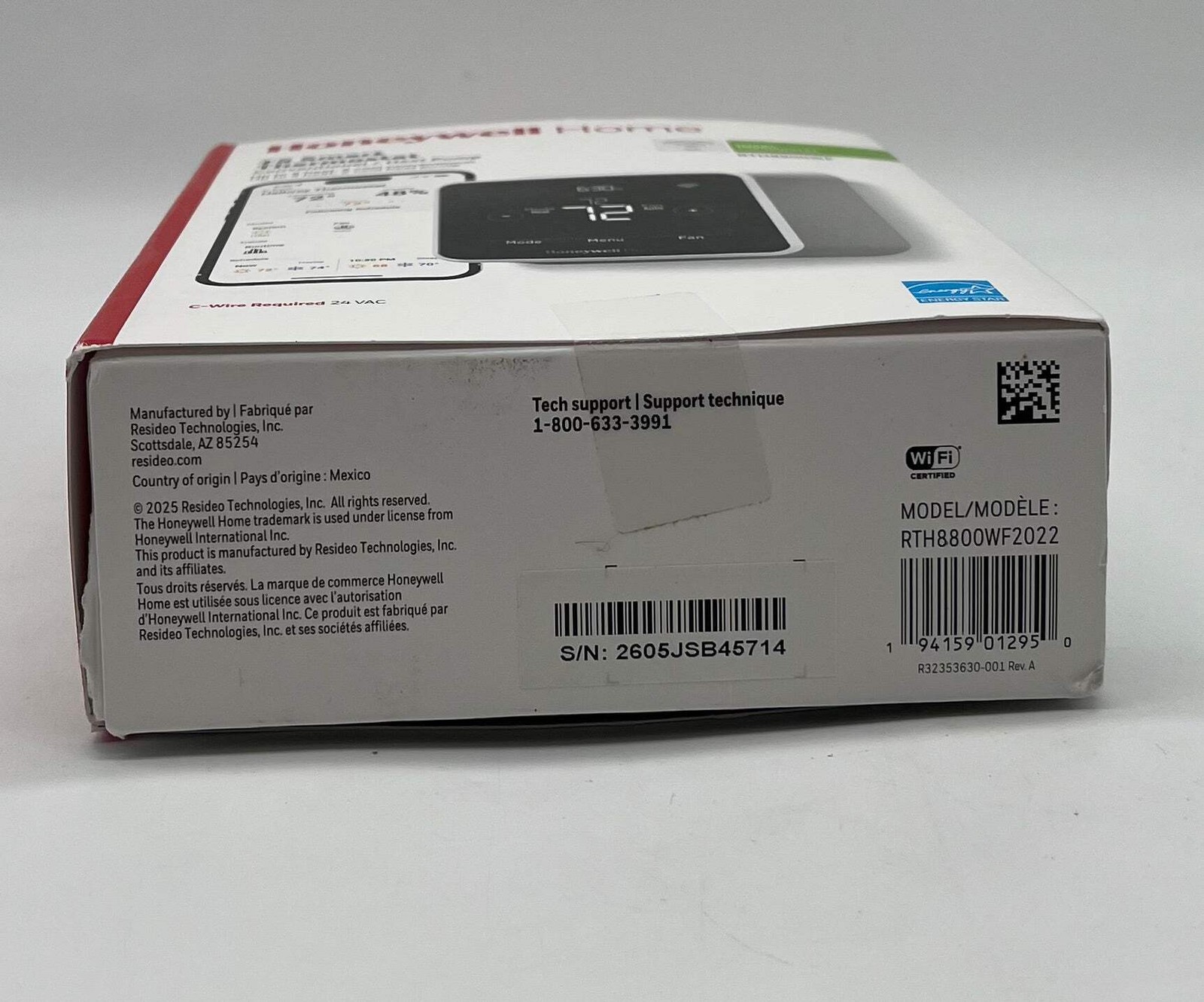 Honeywell T5 RTH8800WF2022 Smart Thermostat - New In Box