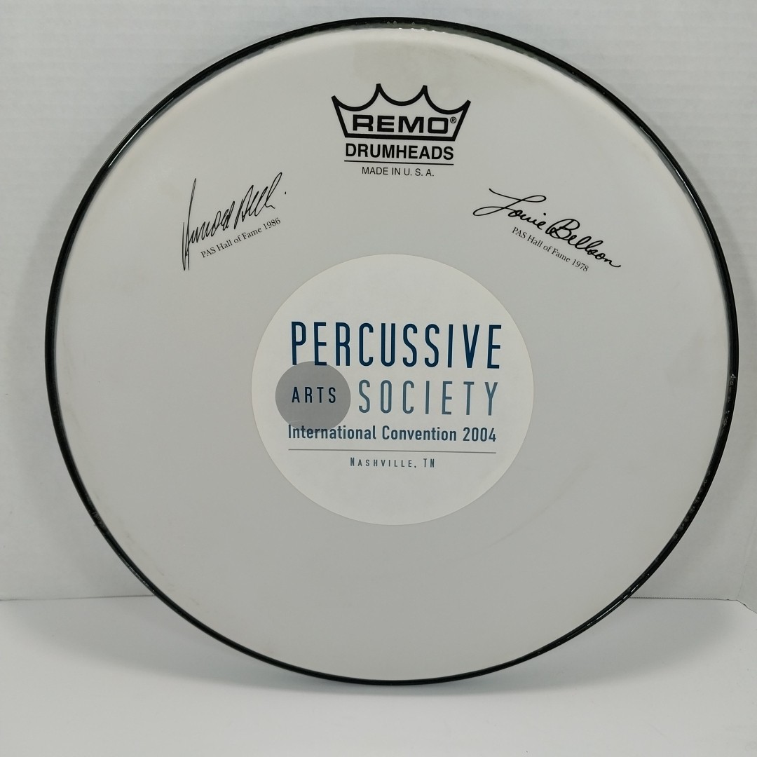 Remo Percussive Arts Society 2004 Nashville Convention Drum Head 14 Inch Display
