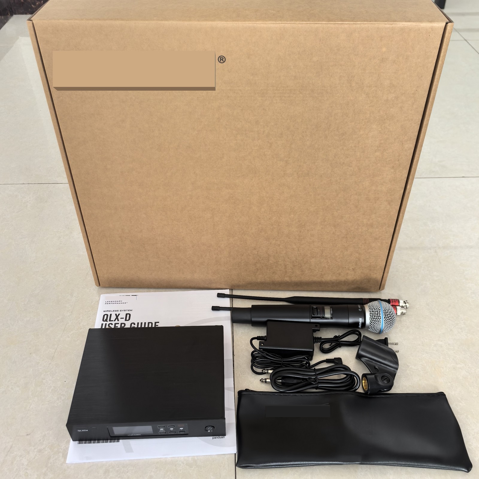 1X QLXD4 BETA58A Handheld Wireless Vocal System Microphones Express w/ BETA58