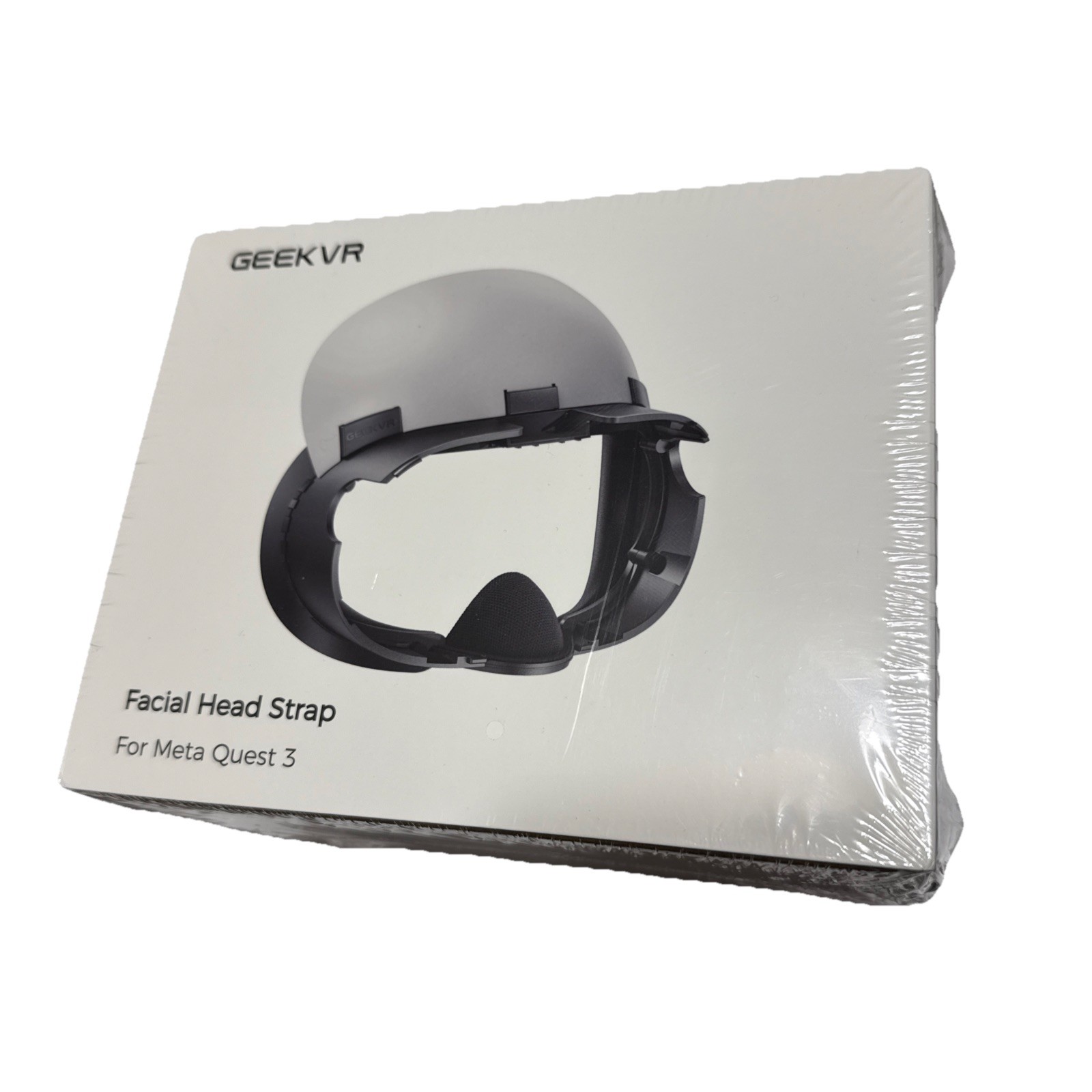 GEEKVR Facial Head Strap Black for Meta Quest 3S VR Headset