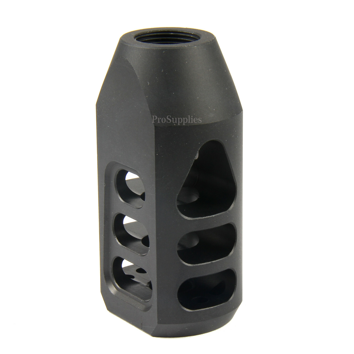 HOT! Tanker Style Muzzle Brake Triangular Baffl 1/2x28 Pitch for 9MM
