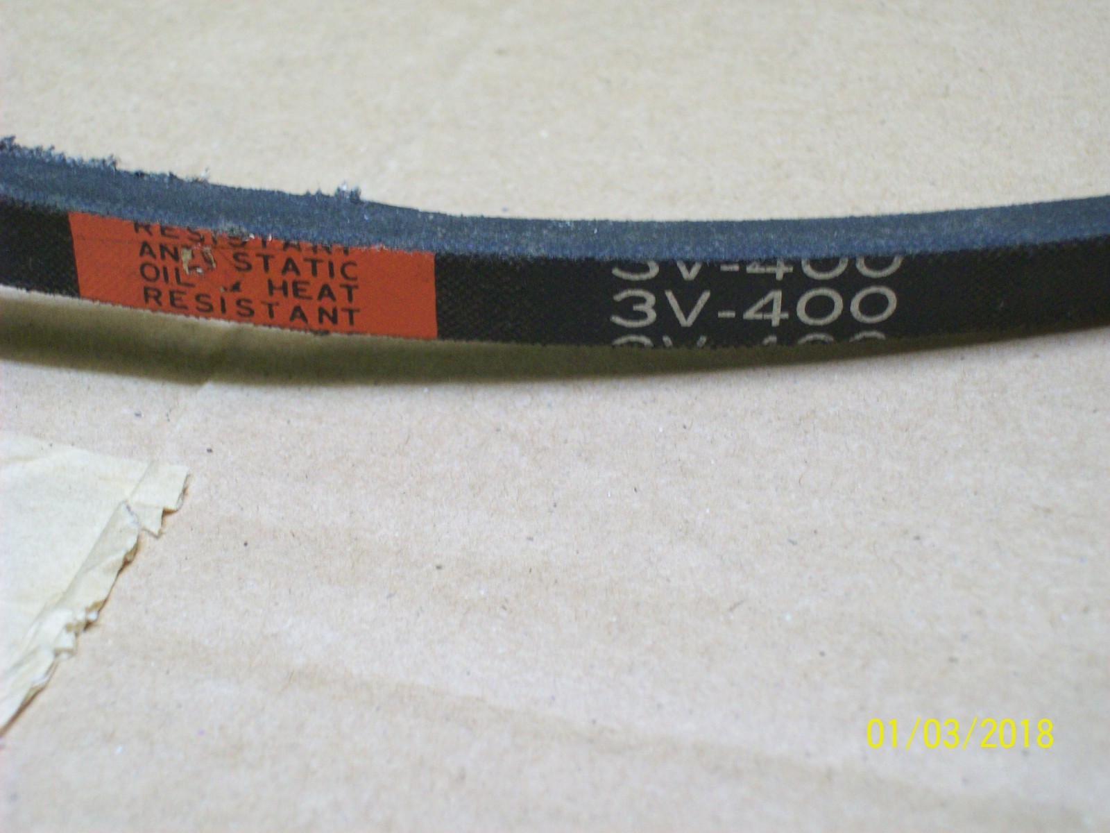 (2) NEW ELECTRON V-BELT , 3V-400