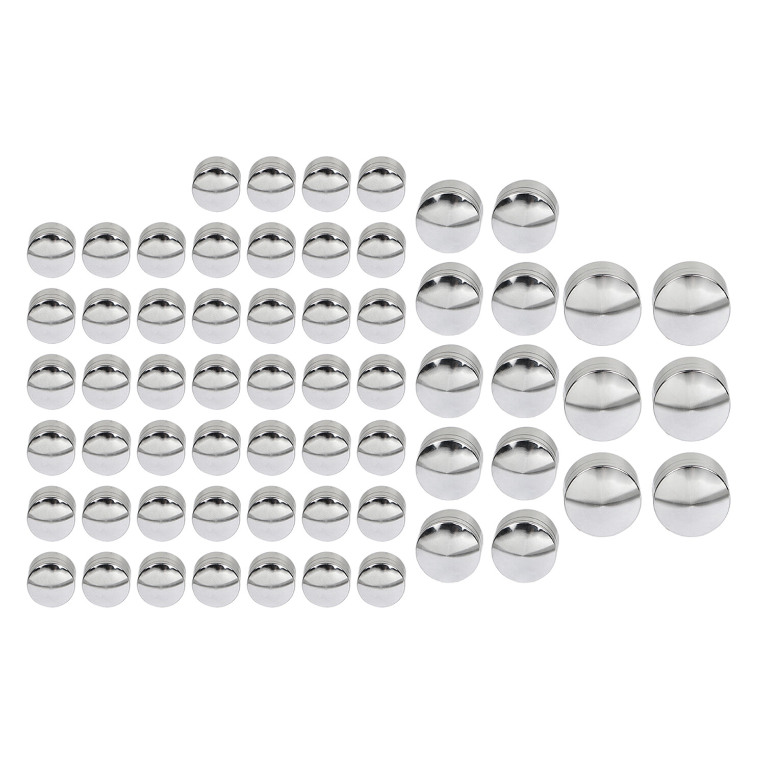 Chrome Engine Bolt Caps For Harley Softail Touring Electra Glide FLHT FLHTCU