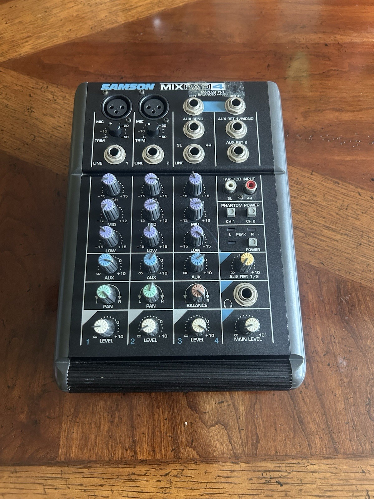 Samson MixPad 4 Compact 4-Channel Stereo Mixer