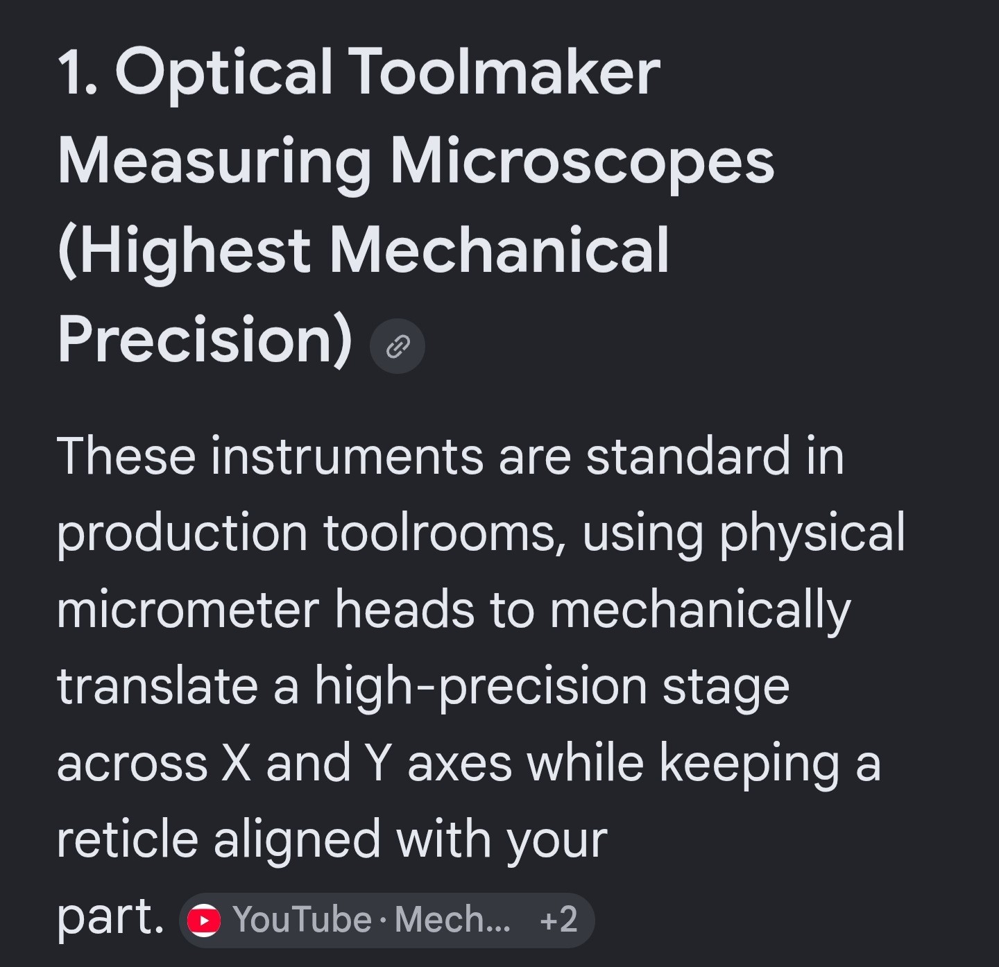 Optical Microscope Toolmakers Precision Fractions Of A Degree.