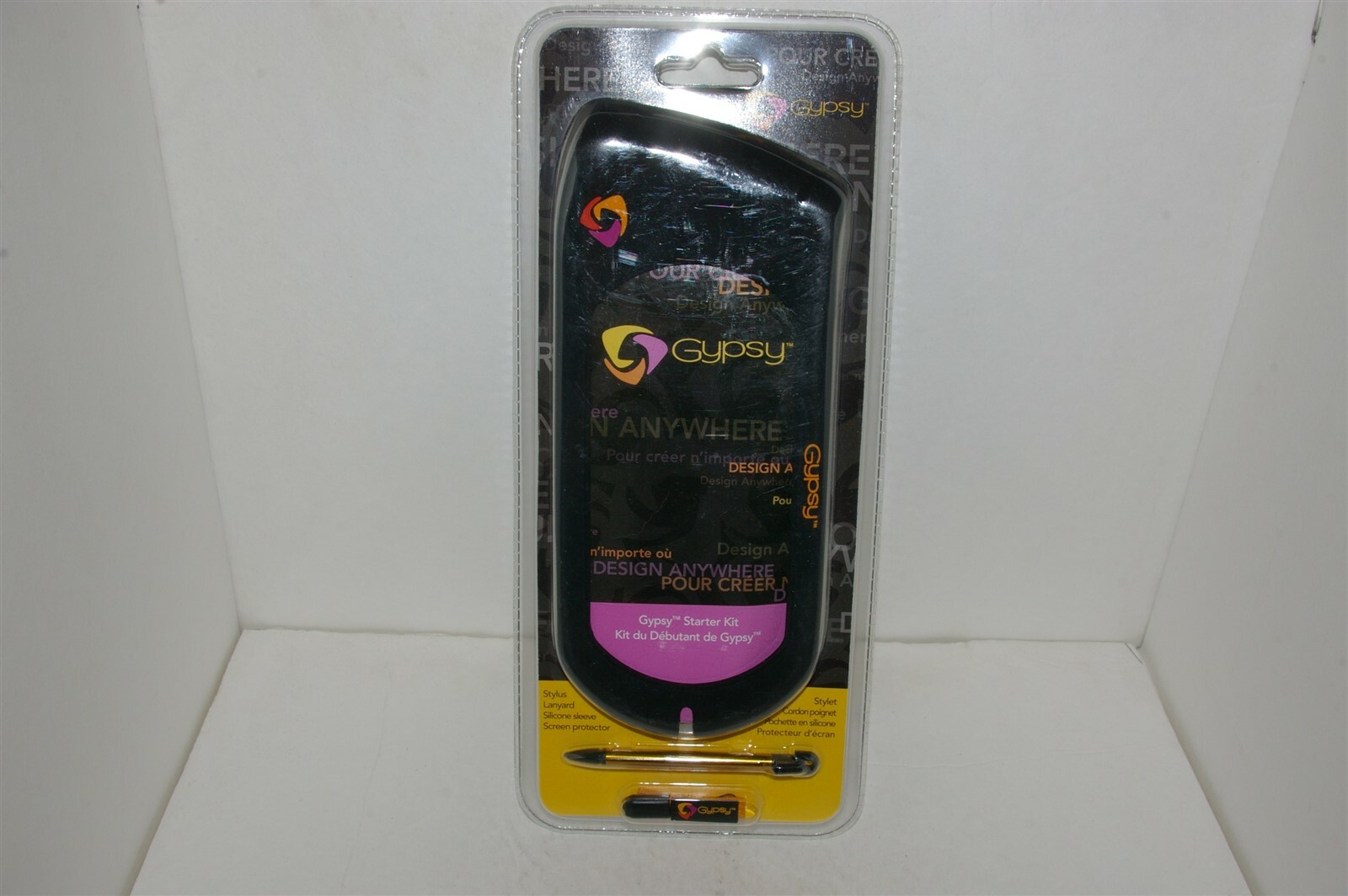 Provo Craft Gypsy Silicone Sleeve Starter Kit w/Stylus and Lanyard Black NEW