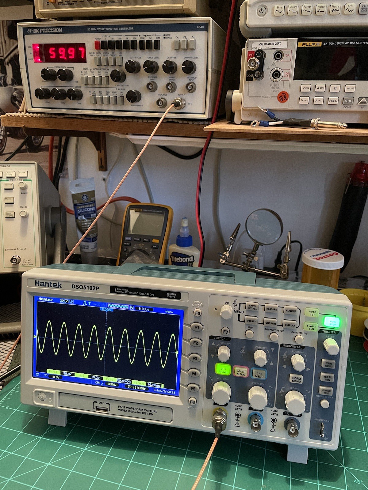 Hantek DSO5102P Digital Storage Oscilloscope