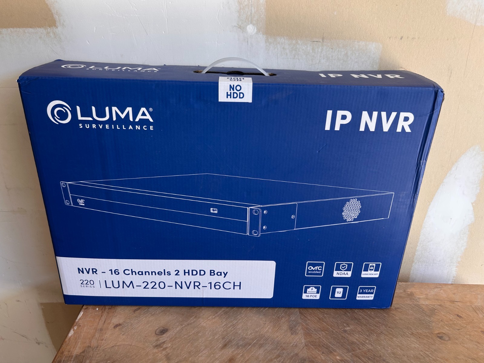 Luma 220 Series NVR 16 Channel 2HDD Bay 16PoE (LUM-220-NVR-16CH)