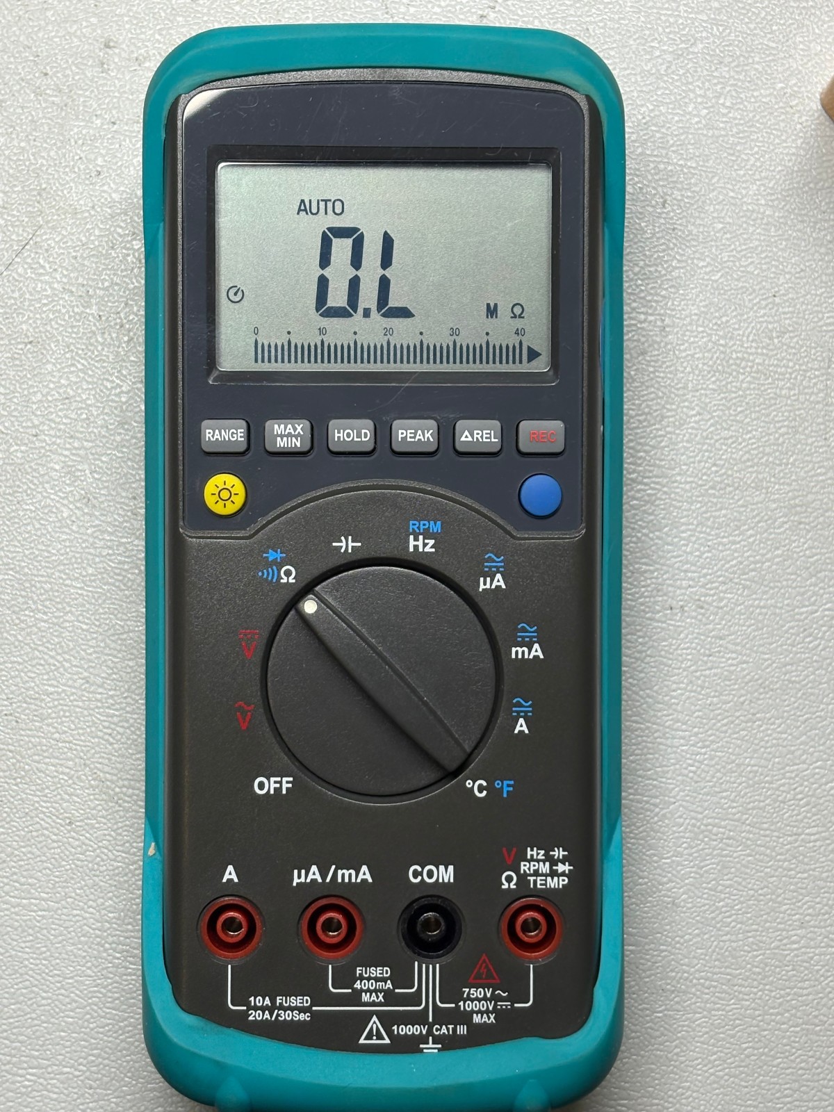 Mannix DMM122DL True RMS Digital Multimeter w/ RS232 Cable & Software – Tested