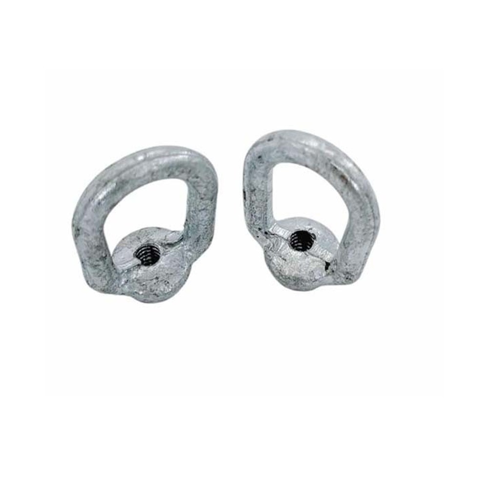 2 Pc 1/4" Hot-Dipped Galvanized Eye Nut 1/4"-20 Tap, 520 lb WLL Lifting Rigging