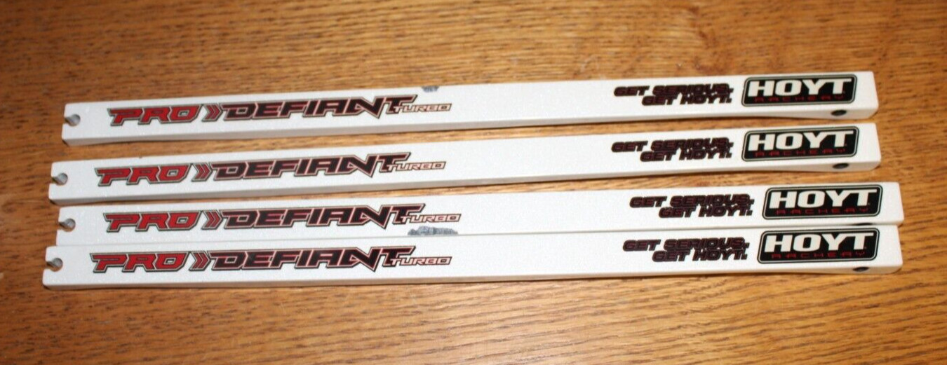 HOYT PRO DEFIANT TURBO 1118684 LIMBS 50-60 SET OF 4 FREE SHIPPING