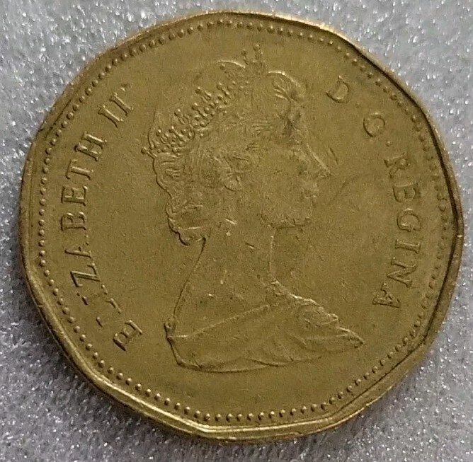 1989 Canada Loonie Dollar Coin *B612