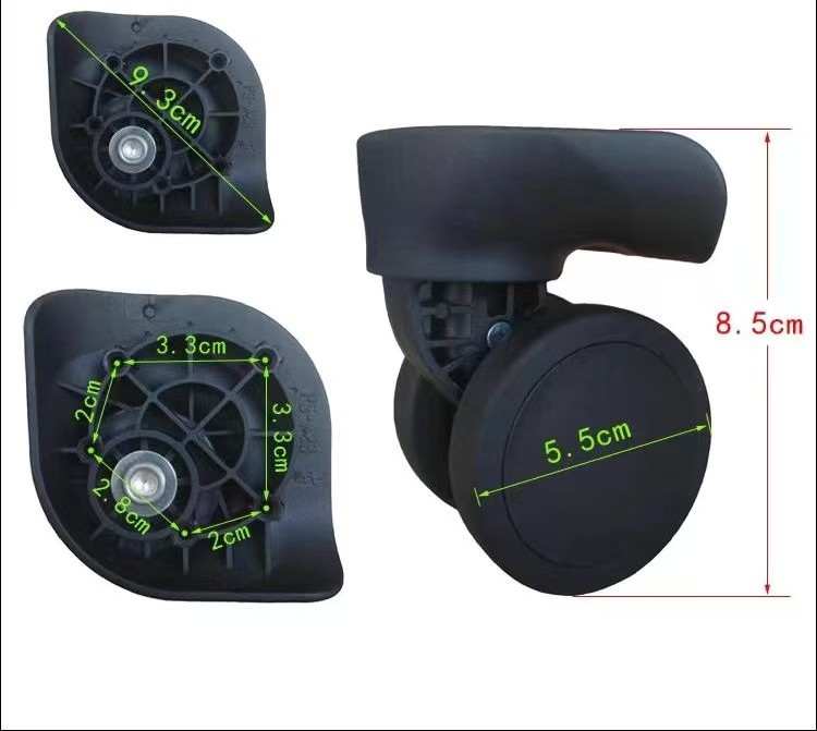 2pcs Luggage Wheel Replacement for Samsonite delsey ZTL-197 Y134 JL-103