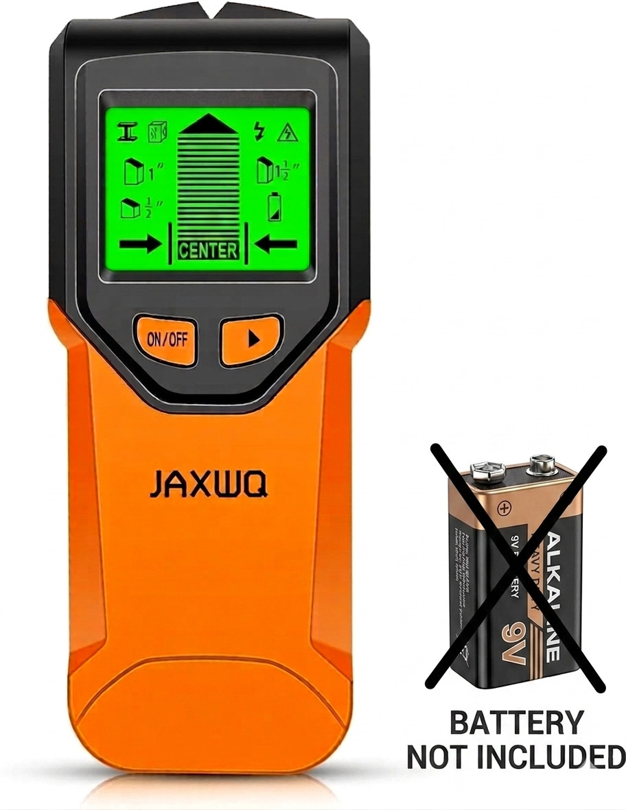 5 in 1 Stud Finder Tool w/Microprocessor Chip and HD LCD Display, Stud Detector