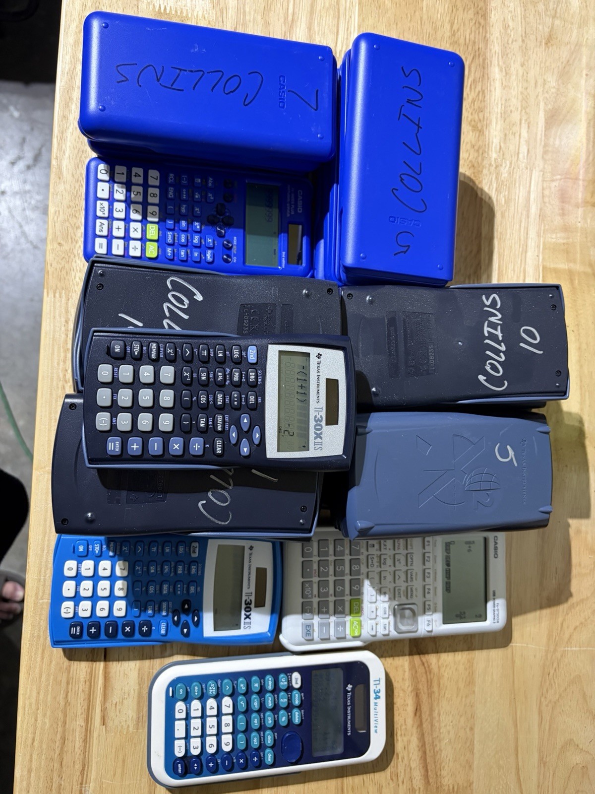 Calculators Mixed Lot Texas Instruments and Casios