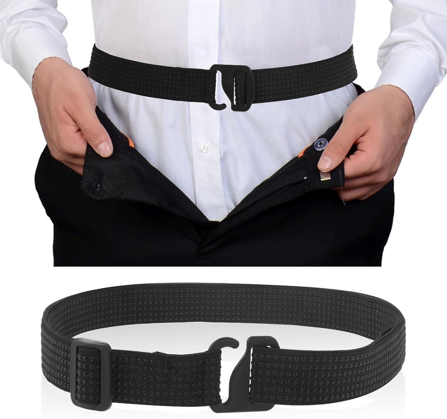 Adjustable Shirt Stays Belt for Men & Women - Non-slip Elastic Waistband