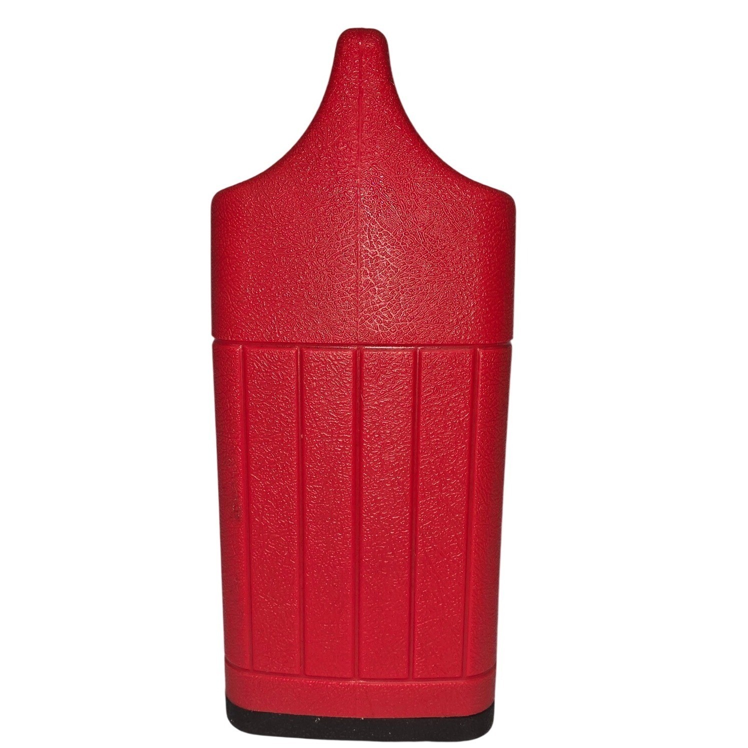 Vintage Coleman Red Plastic Lantern Carrying Case with Handle and Base Lock