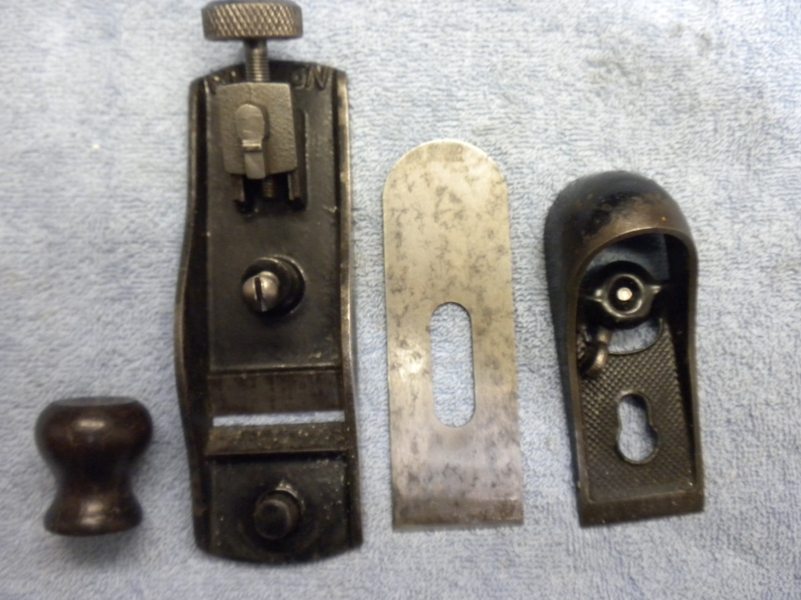 Vintage Stanley #203 Block plane W/adjustable blade work ready