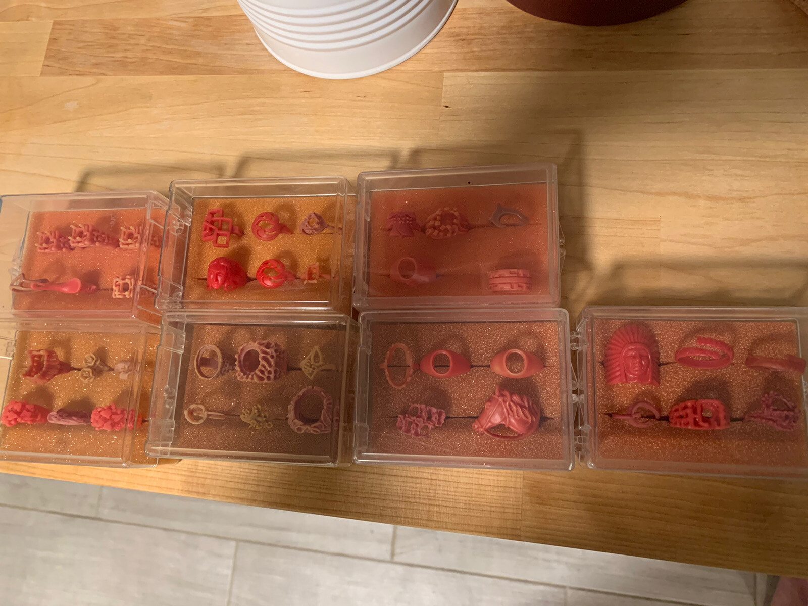 lot of (41) wax ring castings. great designs