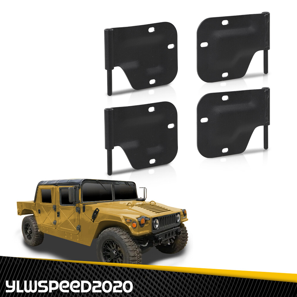 FIT FOR Humvee M998 LH X 2 /RH X 2 NEW DOOR HINGES SET