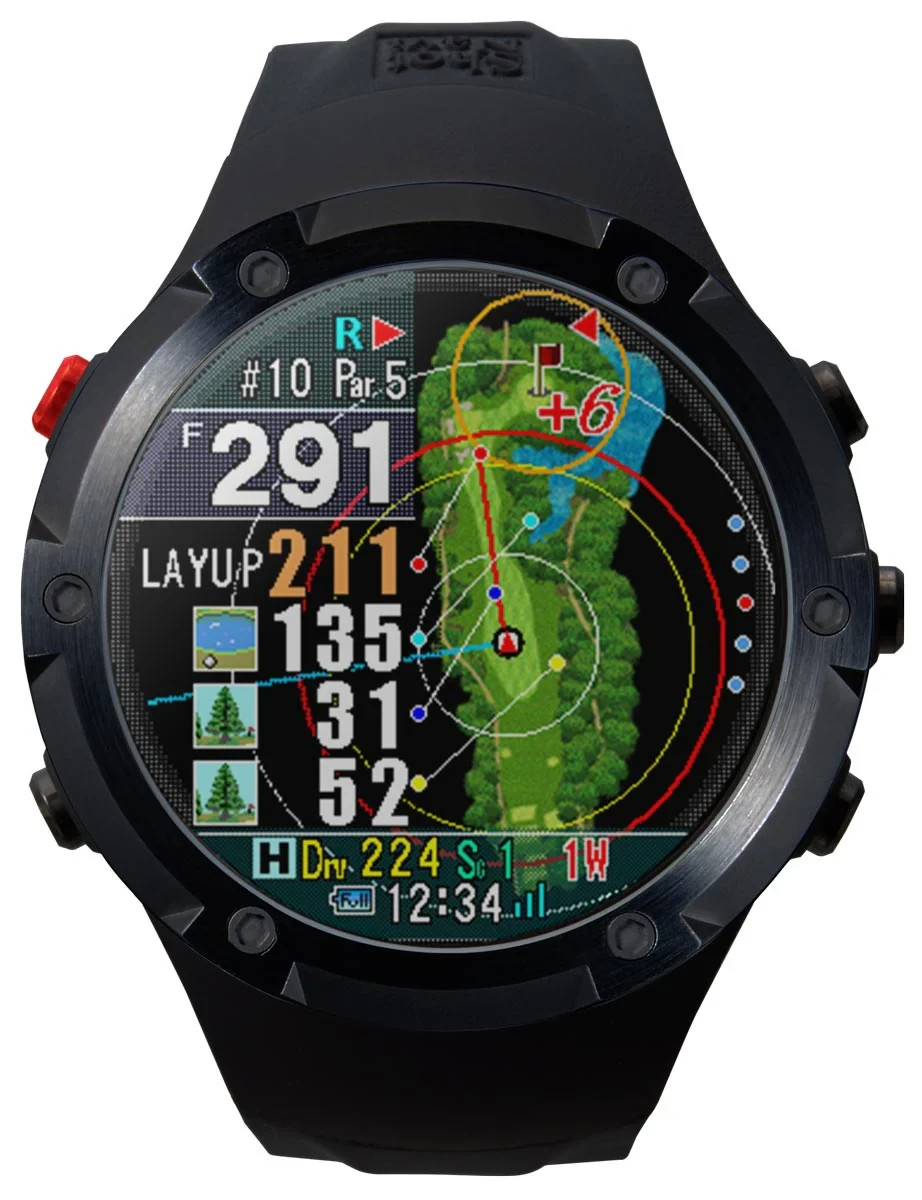 ShotNavi Evolve PRO GPS Golf Watch BSS Large Display