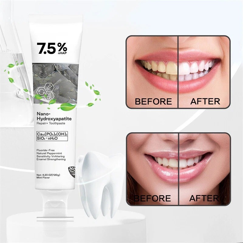 7.5% Nano Hydroxyapatite Toothpaste - Sensitivity Relief & Remineralize ~US