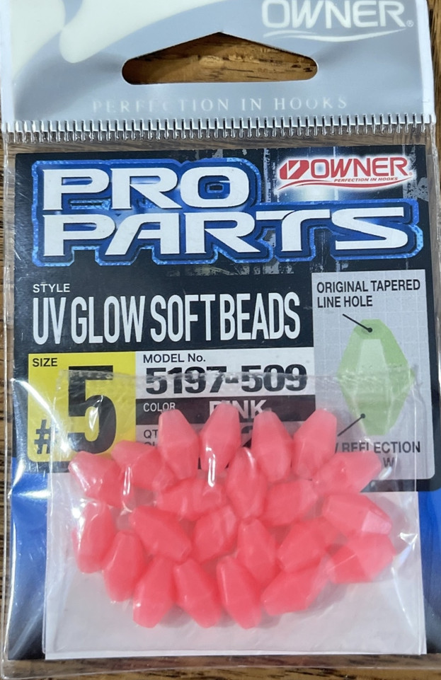 Owner #5197-509  UV Glow Softbeads Size 5-Brand New-SHIPS N 24 HOURS