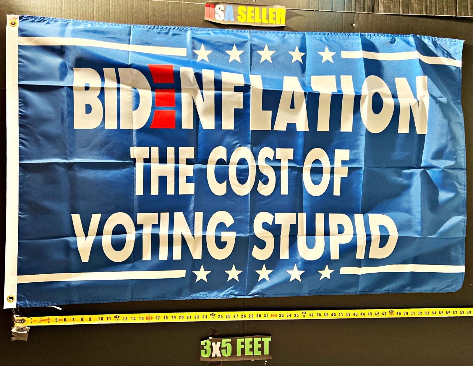 Donald Trump Flag FREE USA SHIP Bidenflation BL Republican Desantis USA Sign 3x5