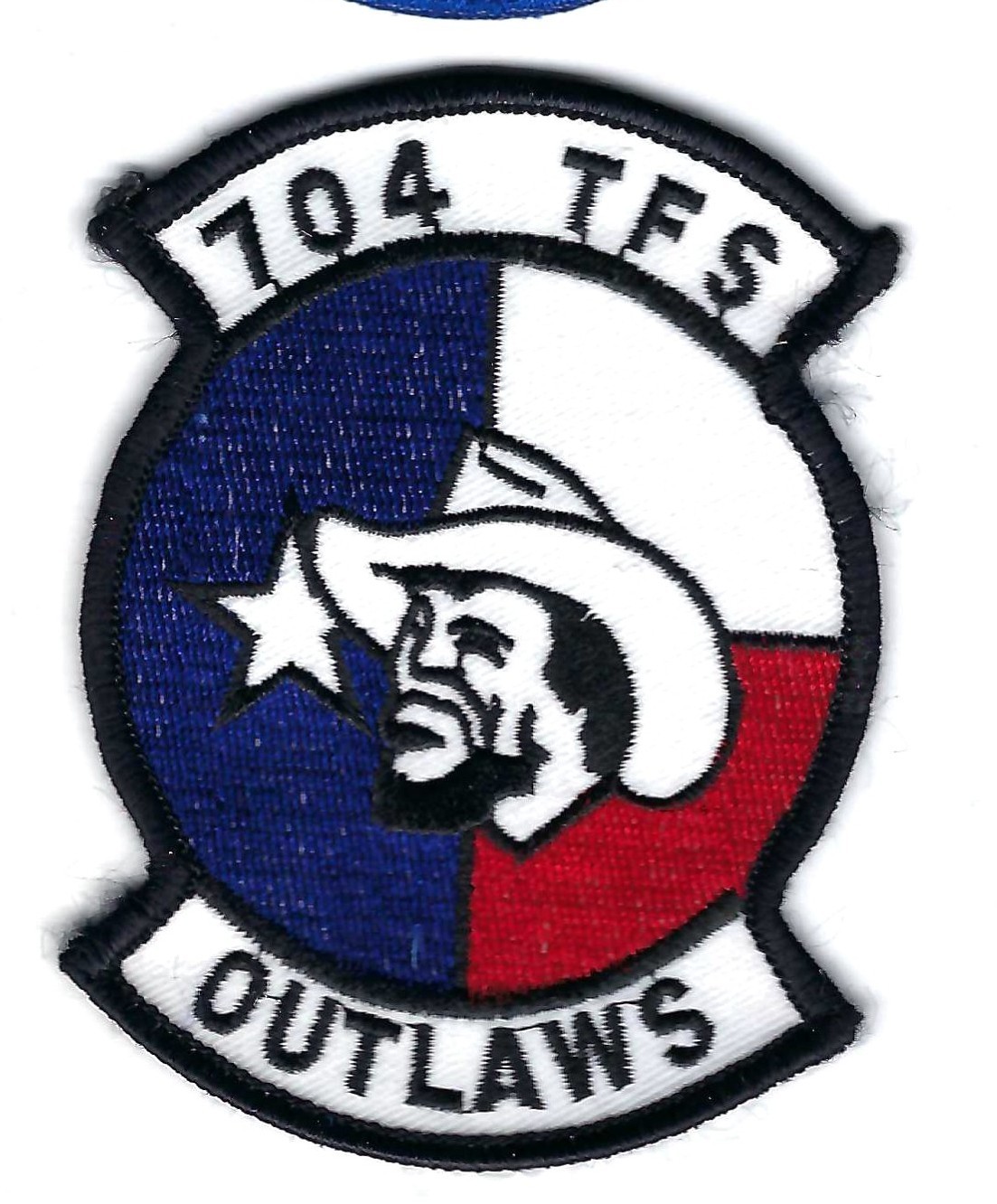 PATCH USAF 704TH TAC FIGHTER SQ TFS BERGSTROM AFB                 JT49