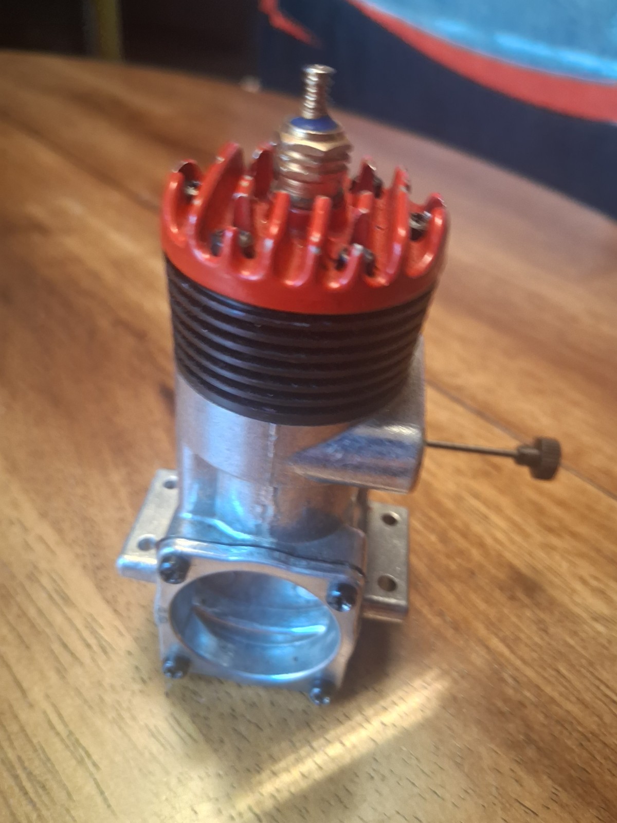 Mccoy 35 red head model plane glow engine near pristine