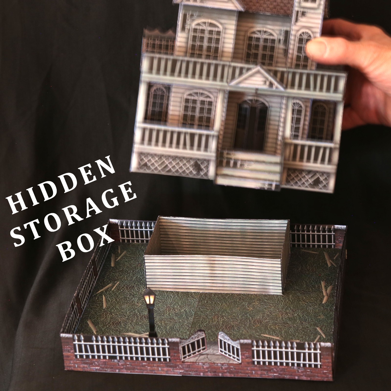 THE GHOST HOUSE Haunted House paper model