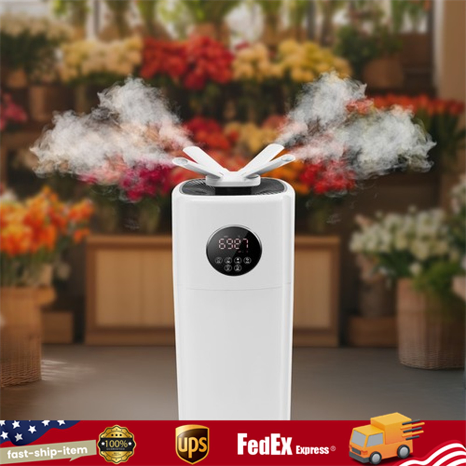 3 Speed Large Room Commercial Humidifier Whole-House Style Humidifier 21L/5.5Gal