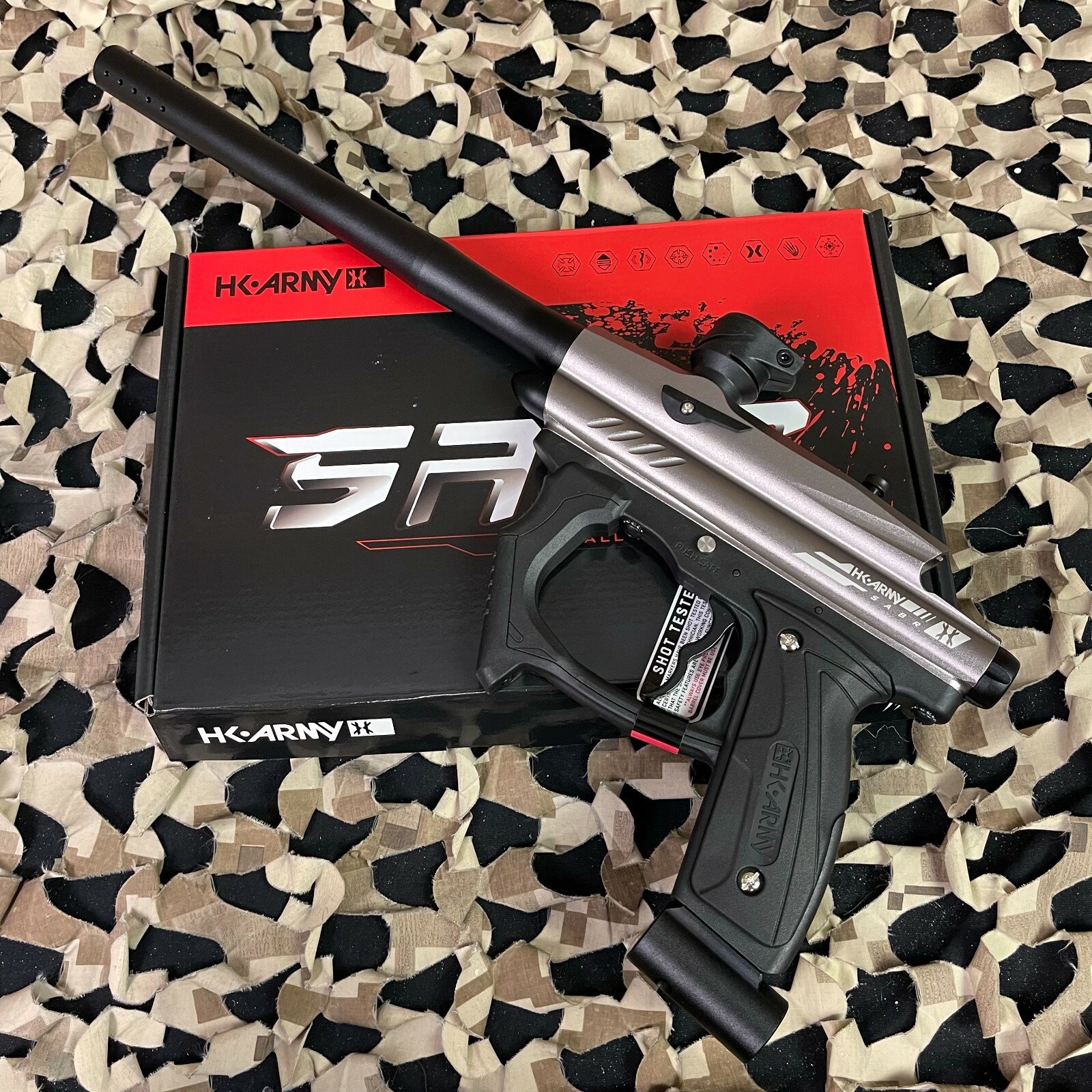 NEW HK Army SABR Paintball Gun - Dust Pewter/Black