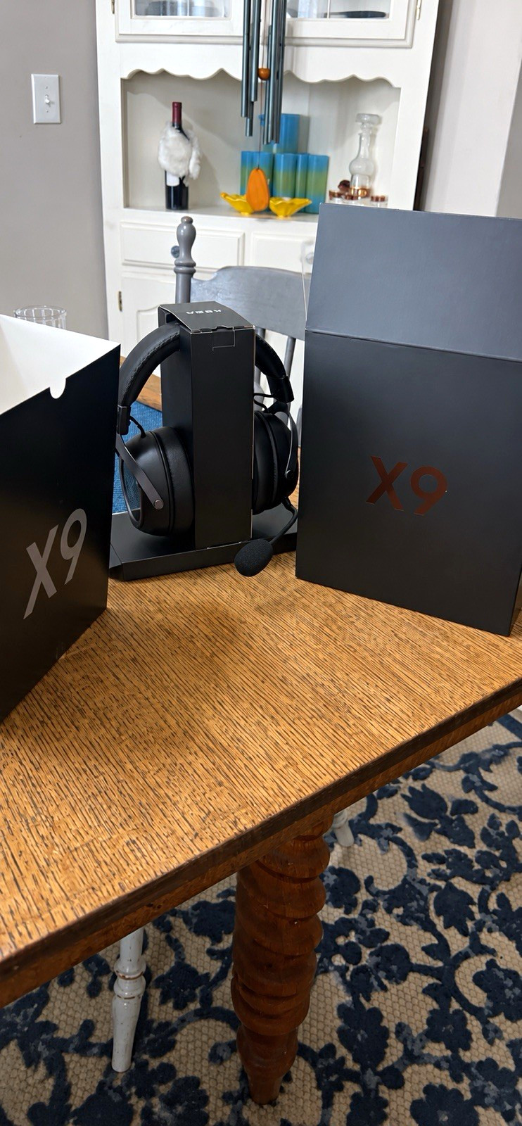 MCHOSE X9 Wireless Gaming Headset for PC PS5 PS4, 2.4GHz USB & Bluetooth, 7.1 SS
