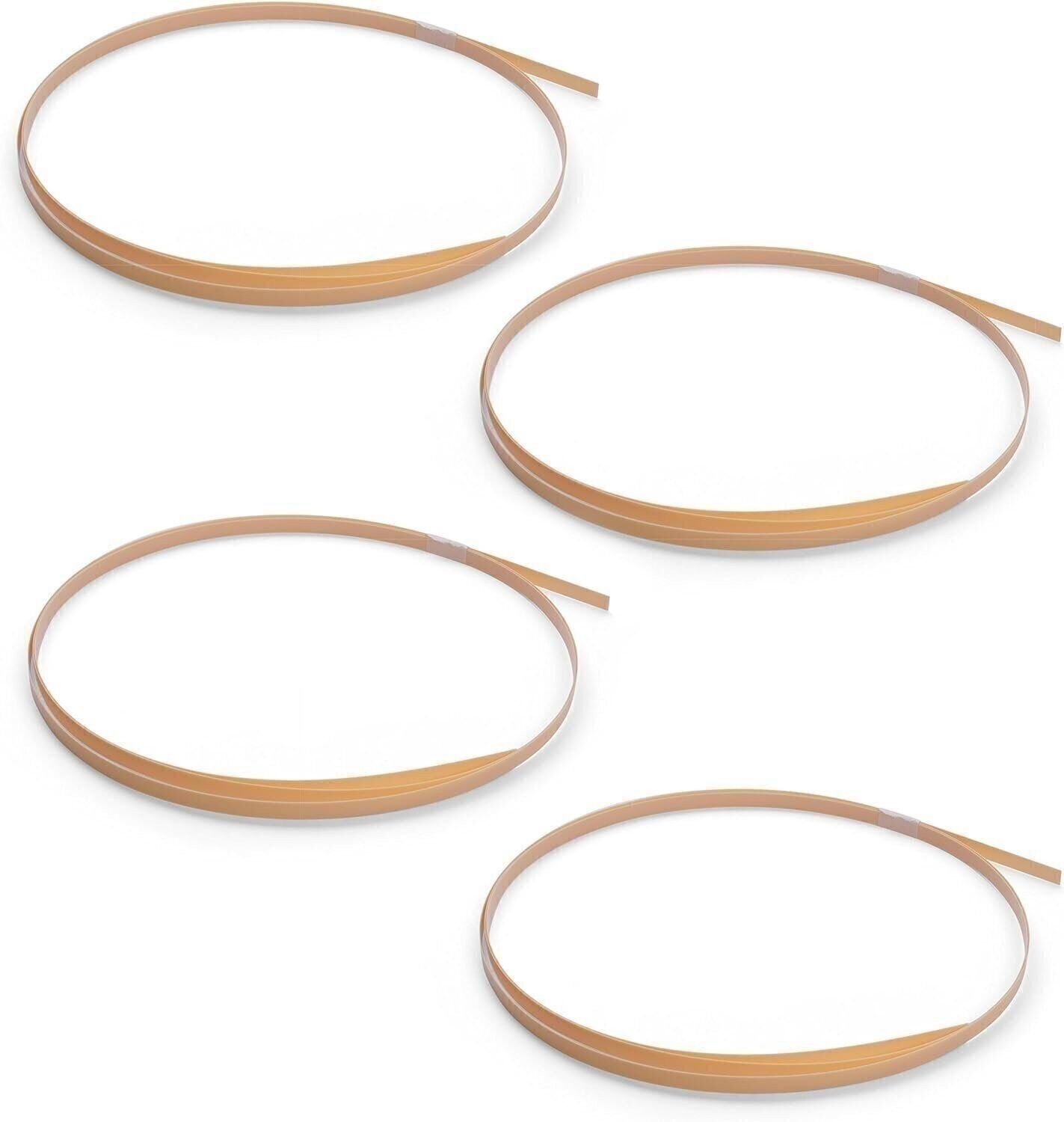 StewMac Cream ABS Plastic Binding, 65" x .020" x .250" - 4 Pack