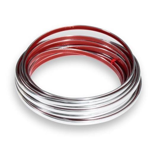 39Ft Automotive Chrome Trim Strip Line, 1/4" Wide Scratch-Proof Car Body Side