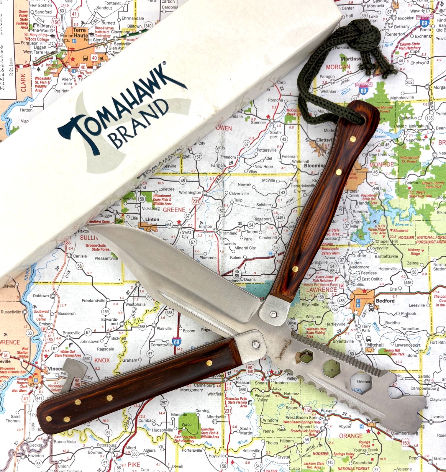 Tomahawk Brand Butterfly Style Multi-Tool Survival Camping New in Box