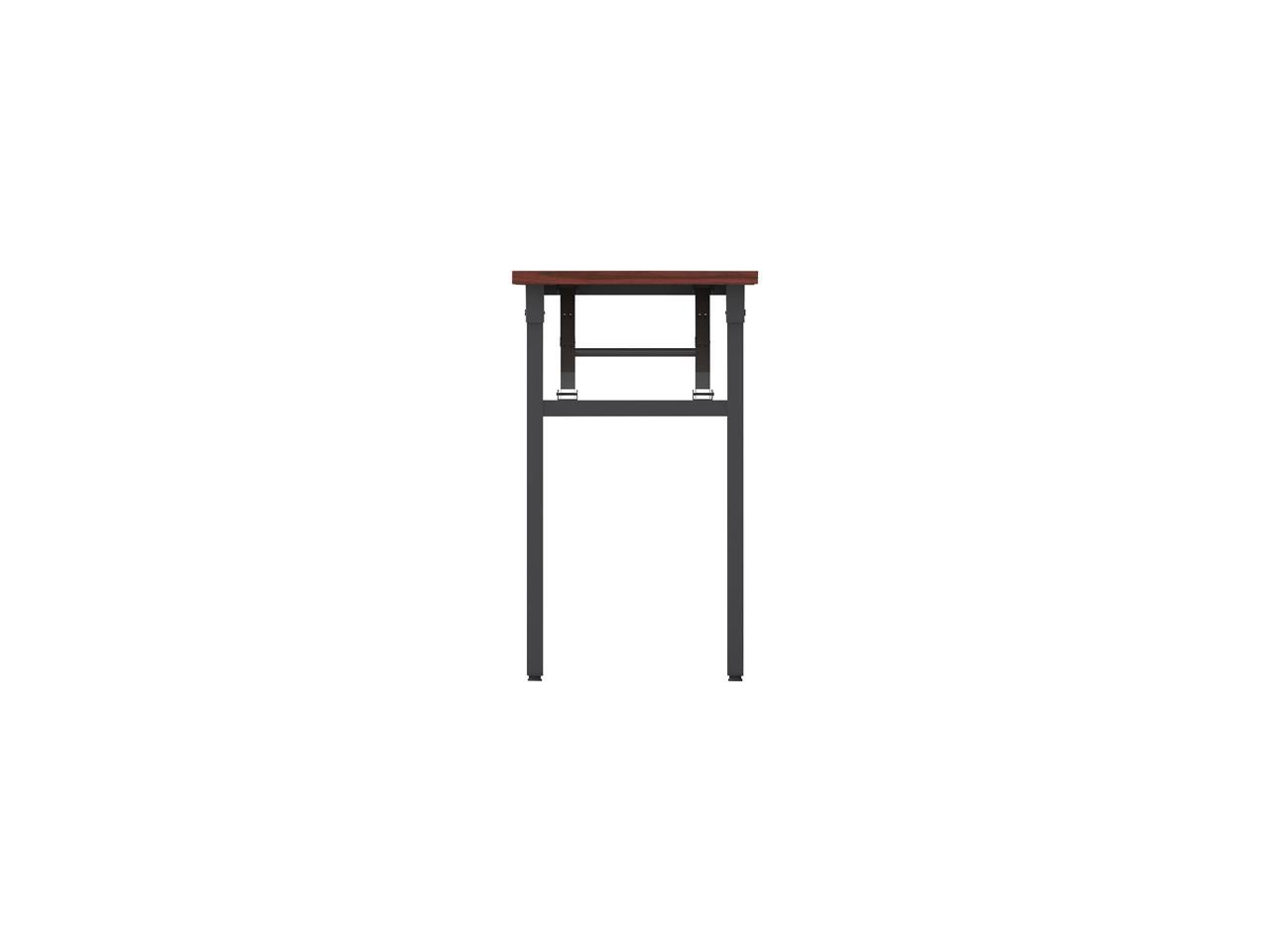 Lorell Training Table, Folding, 60"X18"X30" , Mahogany (LLR60747)
