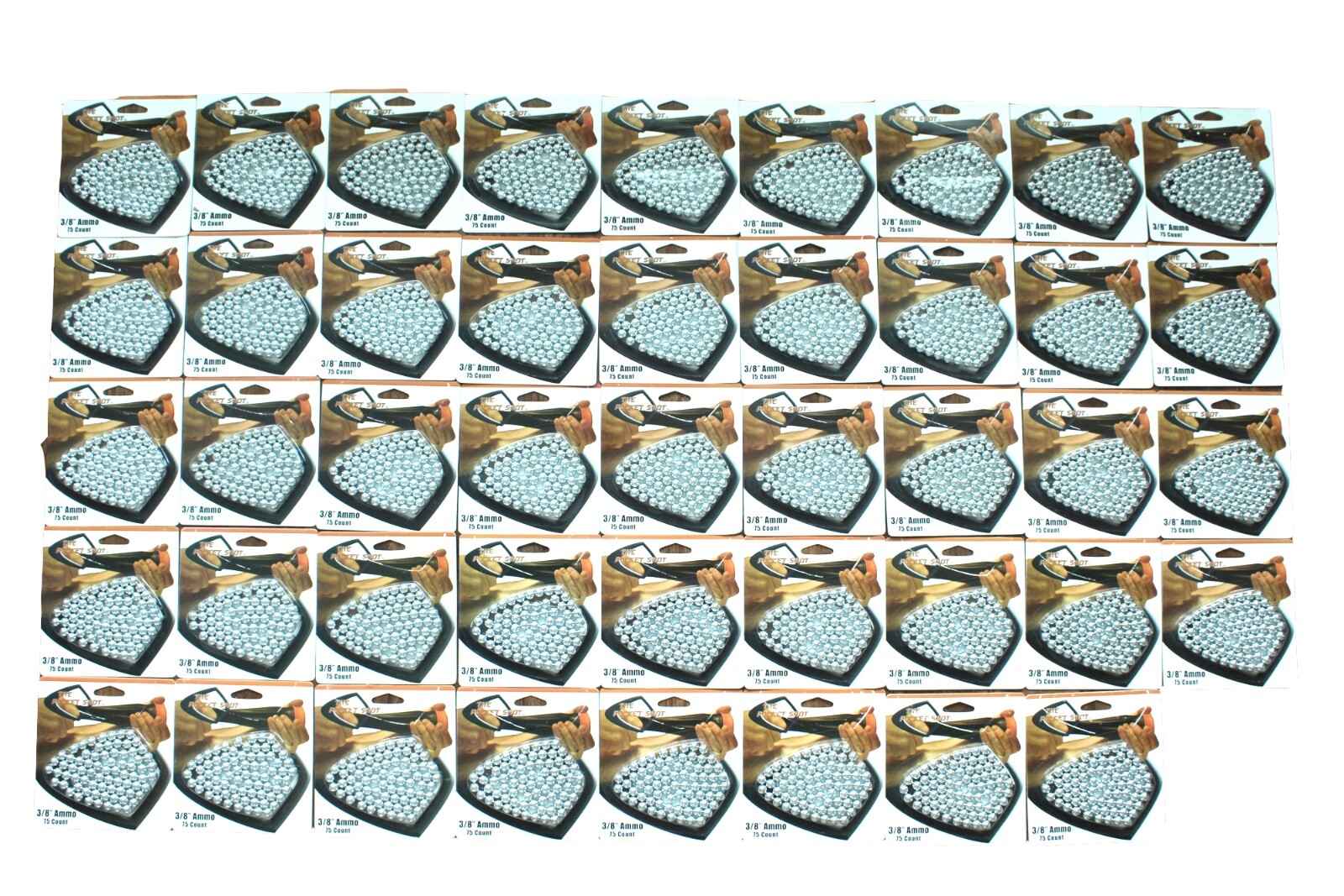 3/8 Steel Balls, Ammo  44 Packs of 75 count for Slingshot sold by Pocket Shot