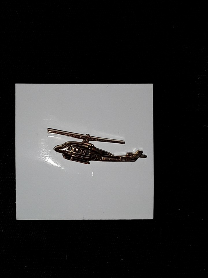 BELL HELICOPTER GOLD PIN USA VINTAGE TYPE 2