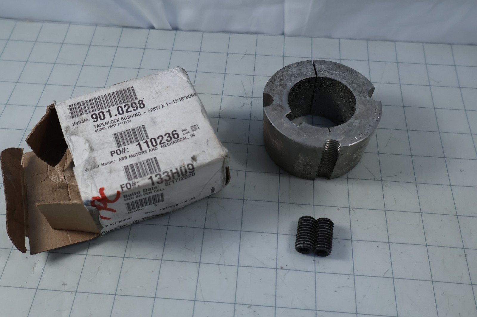 Dodge 11717 2517 x 1-15/16" Keyway Taper Locking Bushing 901.0298 NEW Old Stock