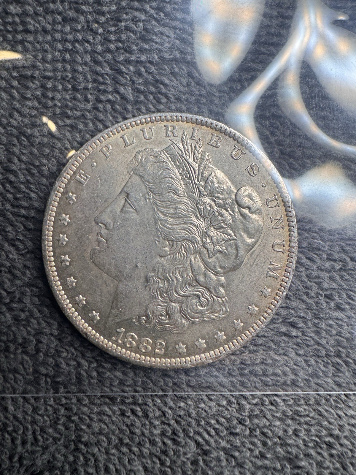 1882-O Morgan Silver Dollar – New Orleans Mint – Nice XF/AU Detail