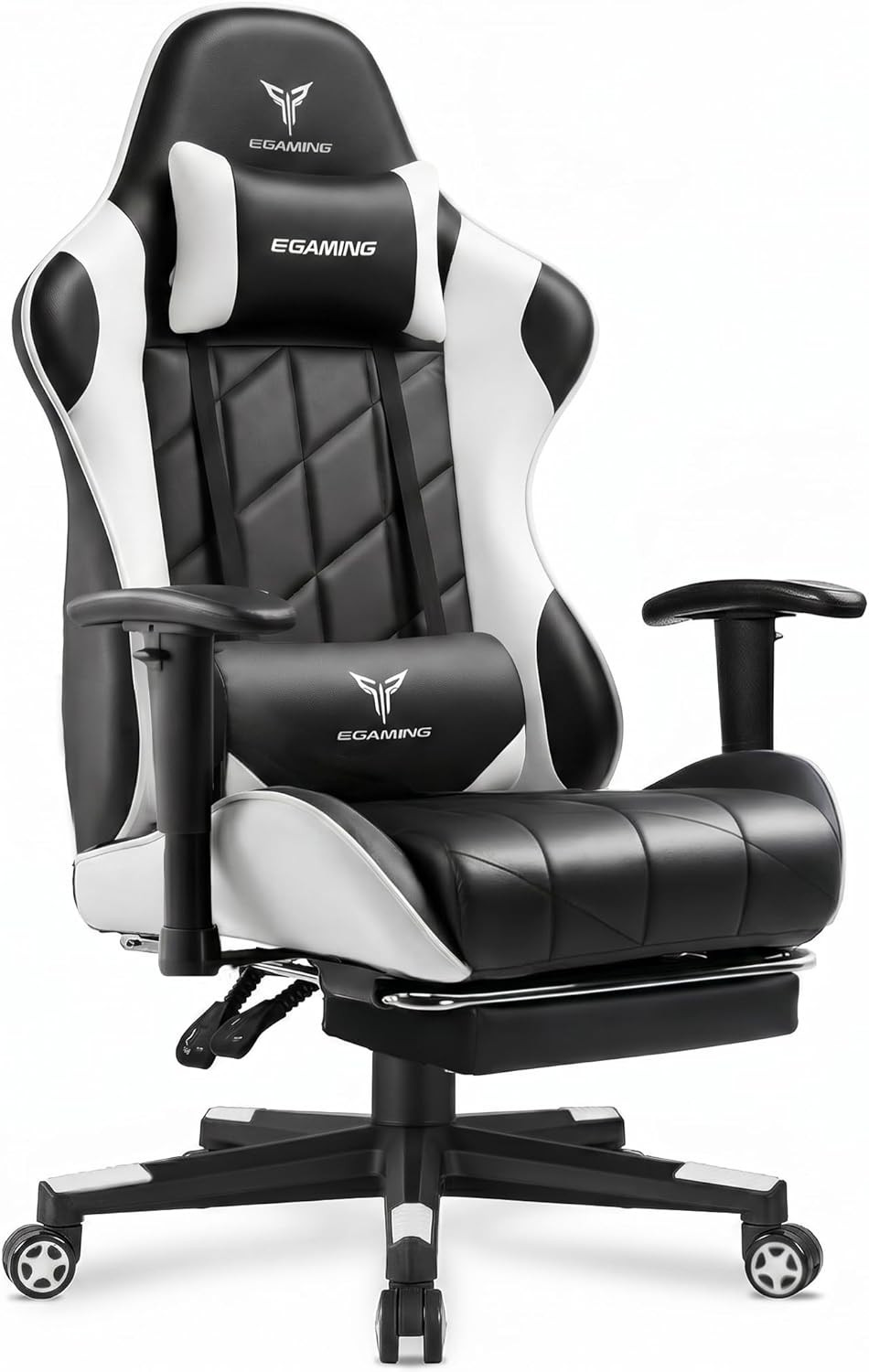 Gaming Chair, Big and Tall Video Game Chair with High Back PU Leather, Home Offi