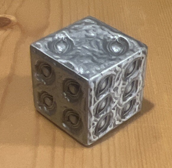 Bam Box Anime - Metal Jujutsu Kaisen Dice - Anime Quality Prop Replica Brand New