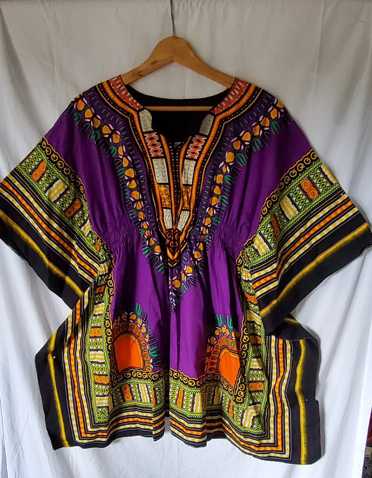 Womens Dashiki Elastic Waist
