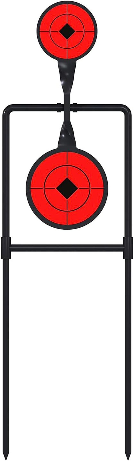 Double Blast High Caliber Spinner Auto Reset Steel Target for Centerfire Handgun